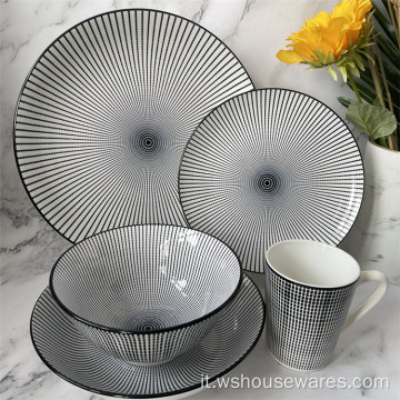 Home Hotel Restaurant Stoviglie Set di ceramica